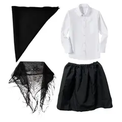 EKOL TACTICA MILITAR - Traje Tipico Chilote Fiestas Patrias Blusa Y Accesorios