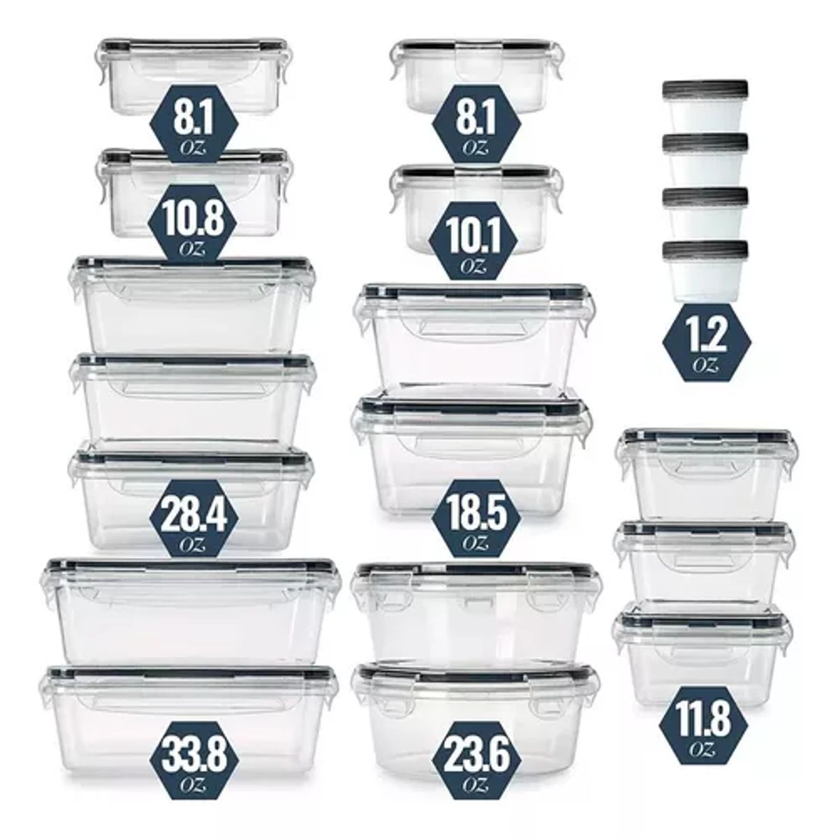 GENERICO - Pack de 50 bolsas Mylar contenedoras con cremallera Doypack no olor