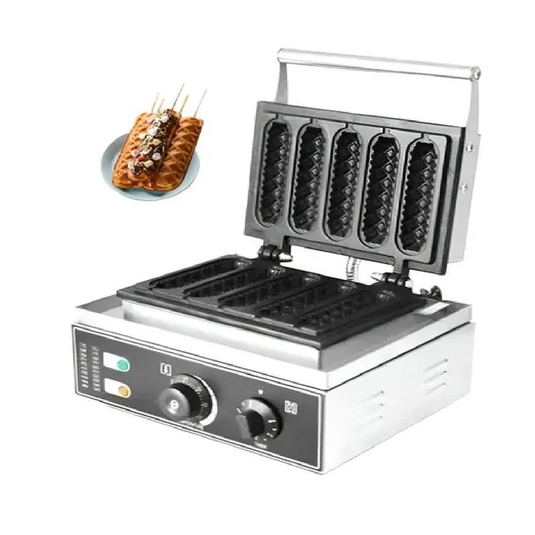 GENERICO Wafleras Con Formas Hot Dog Maker Maquina Para Waffles 1550w