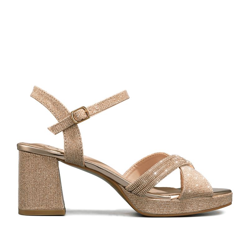 WEIDE - Sandalia Taco De Moda Con Pedrería Mujer Weide You536
