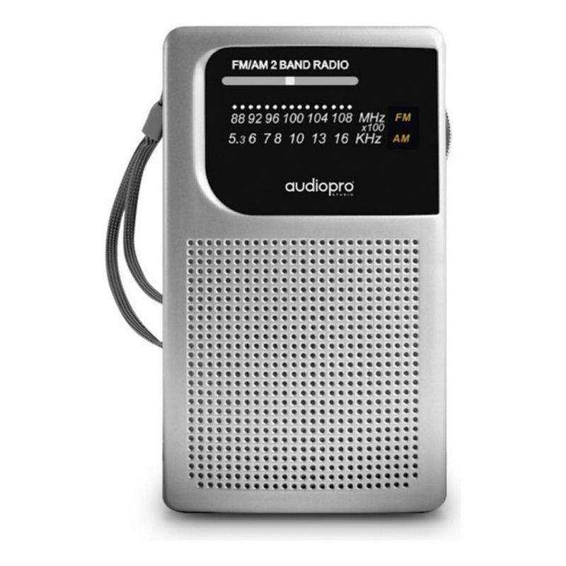AUDIO PRO - Radio Fm/am Portátil De Bolsillo Audiopro Ap02079 Color Gris