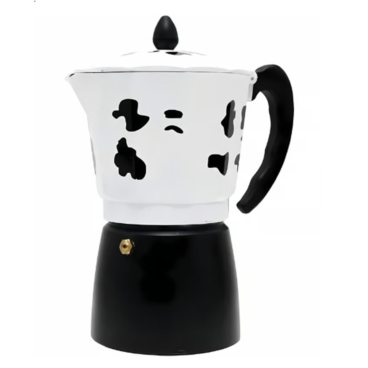 GENERICO - Cafetera italiana Mocha diseño vaca