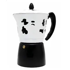 GENERICO - Cafetera italiana Mocha diseño vaca