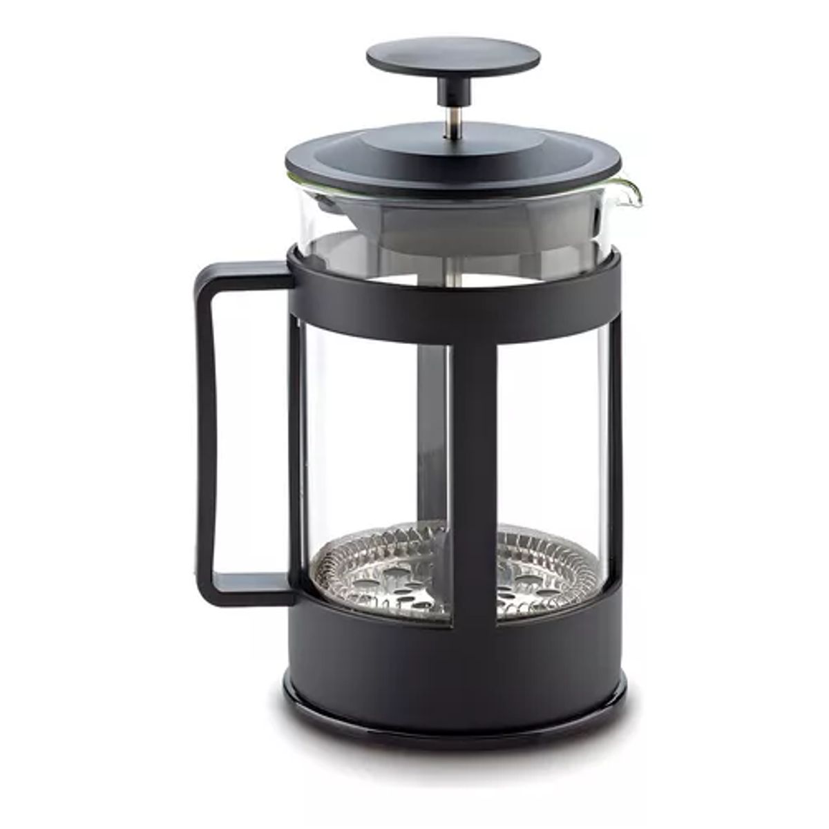 GENERICO - Cafetera prensa francesa manual de café 600 ml color negro
