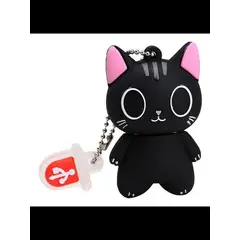 GENERICO - Pendriver Usb 2.0 Jaster Gato Negro 128gb