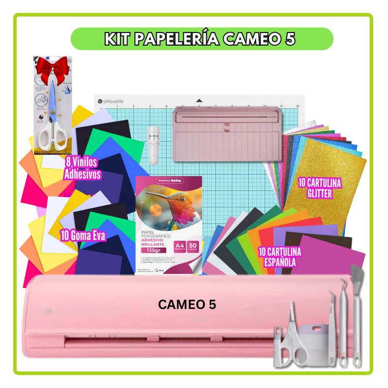 SILHOUETTE - KIT PAPELERIA CAMEO 5 PINK GP21