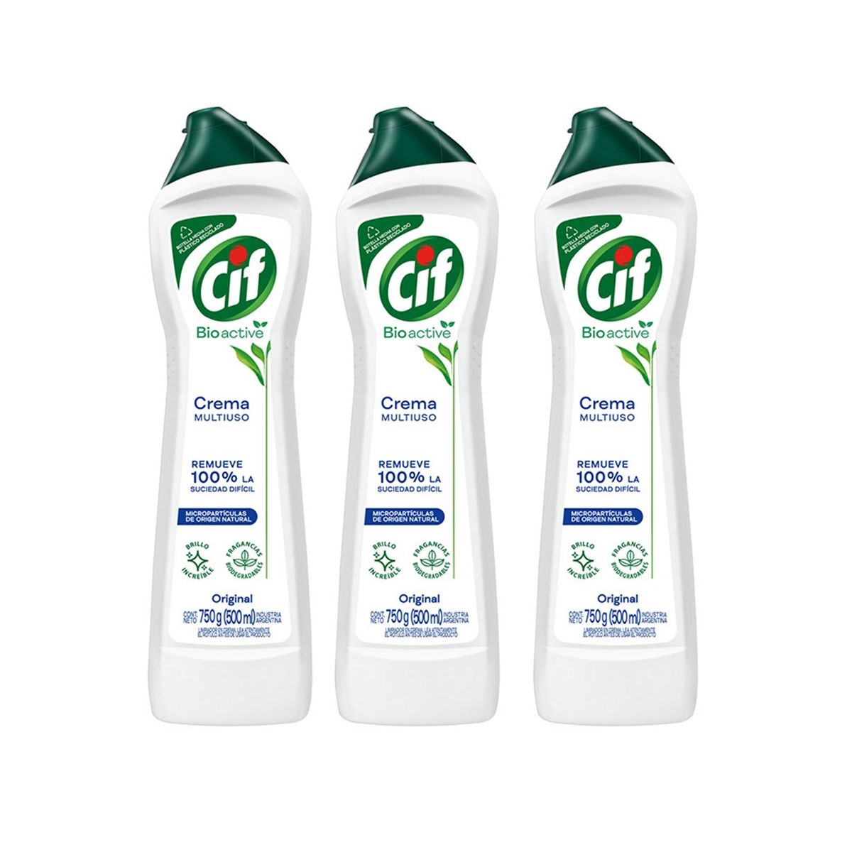 CIF - Pack X3 Limpiador Crema Multiuso Cif 750g Original