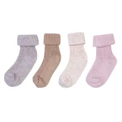 LADY GENNY - Calcetin Algodón Bebe Pack 4 Pares