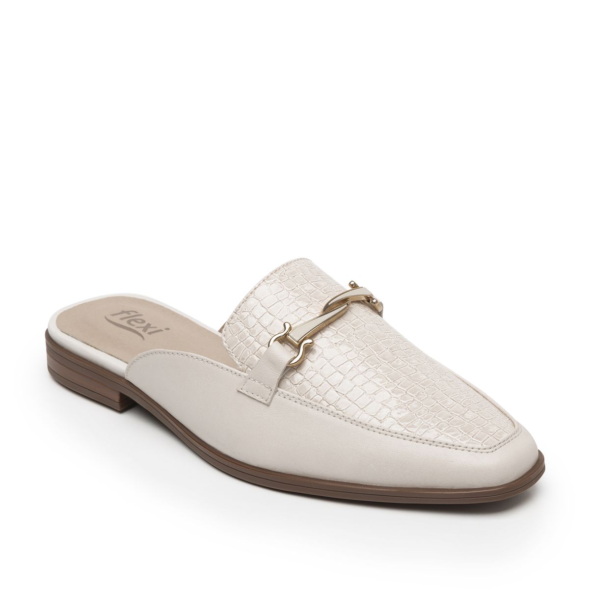 FLEXI - Mocasín Flexi Mujer Hayek 126603 Blanco Algodón
