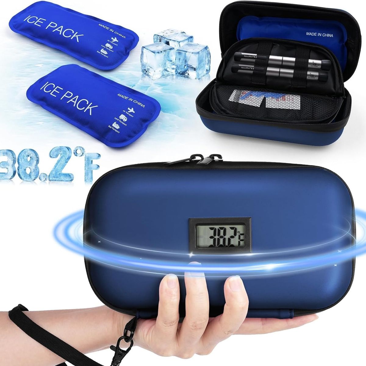 RAGNAR - Estuche Cooler Enfriador De Insulina Con Pantalla De To