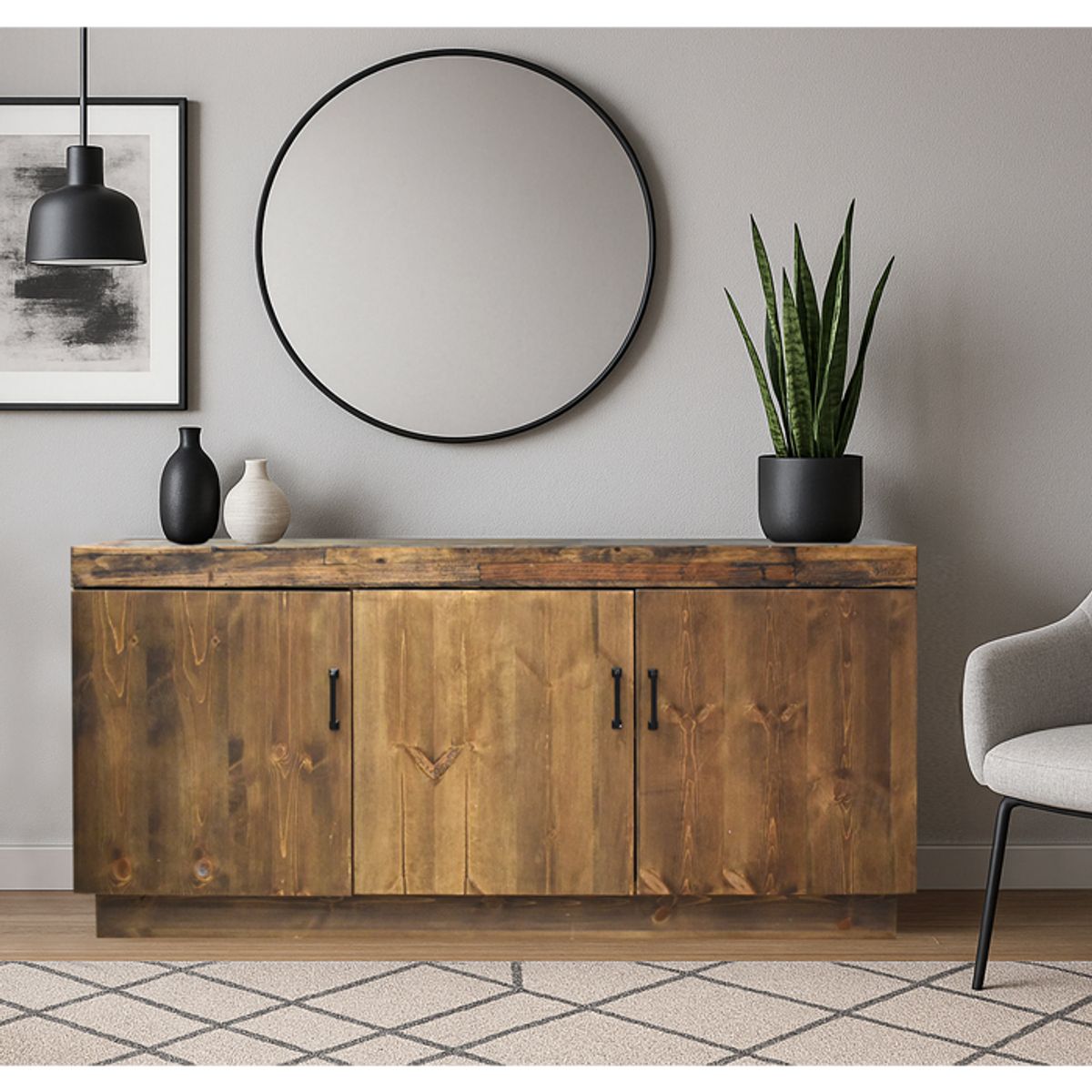 MSA MUEBLES SANTA ANA - Buffet Arrimo Timber