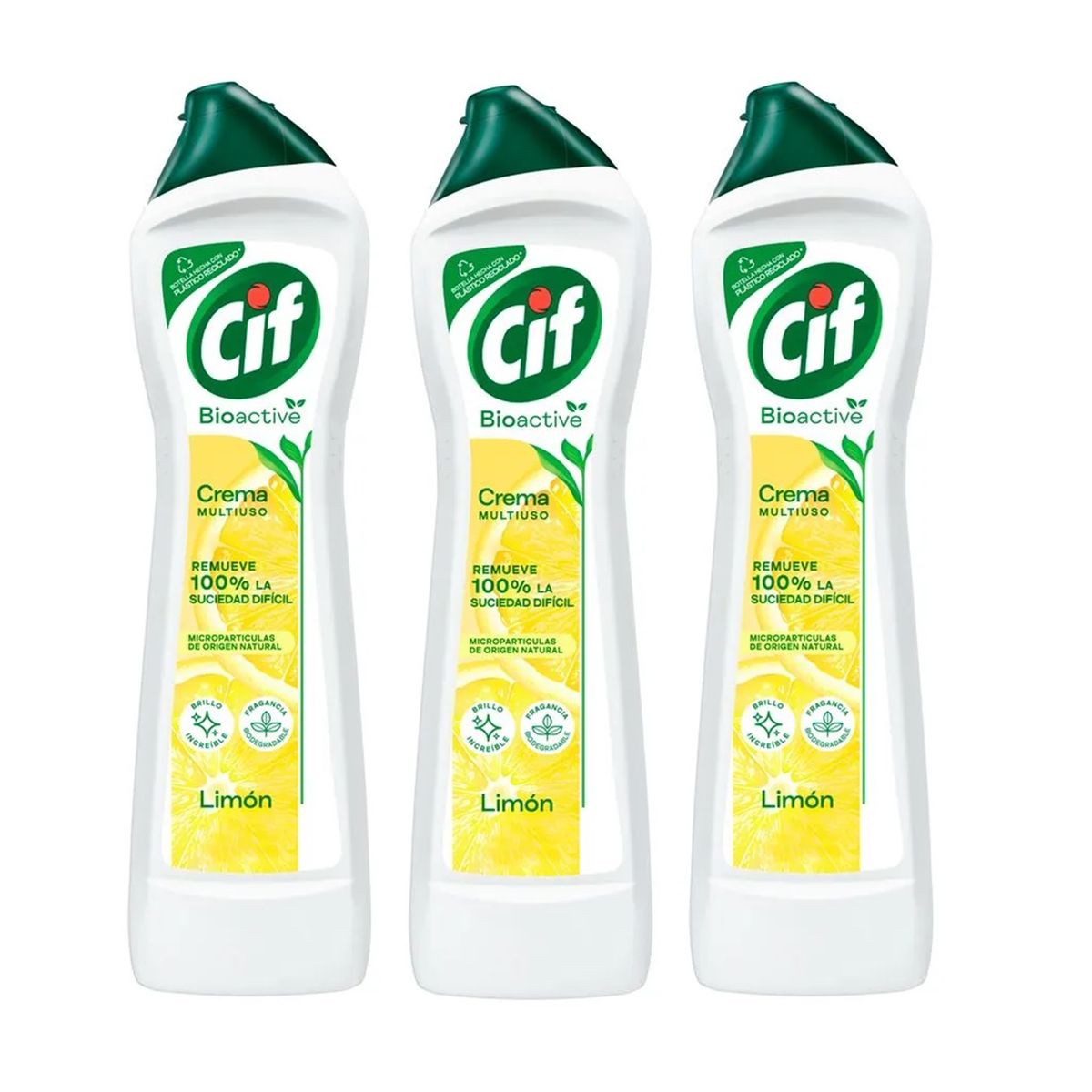 CIF - Pack X3 Limpiador Crema Multiuso Cif Limón 750g