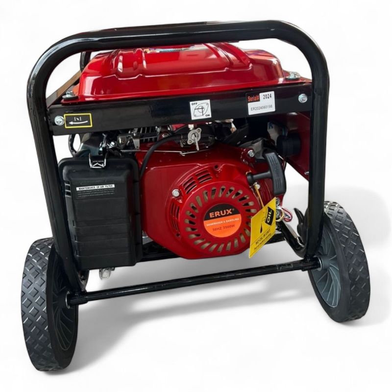 GENERICO - Generador Grupo Electrógeno 3500W con llave y control - LC JAPONESA