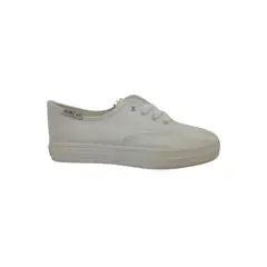 HERIEL - Zapatilla Blanca Textil Mujer