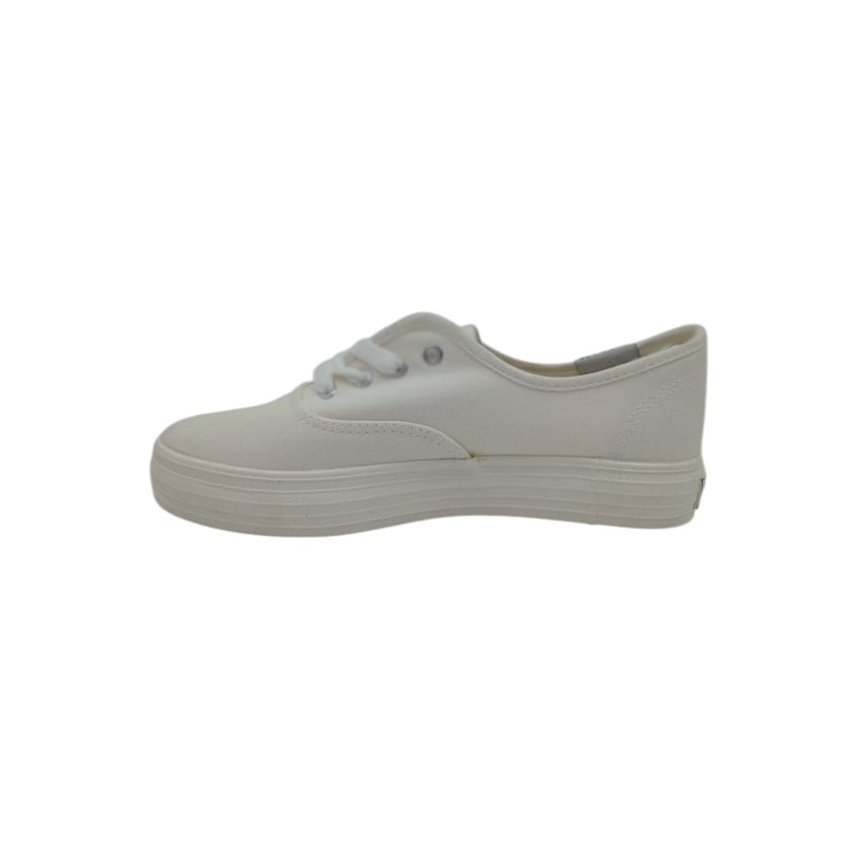 HERIEL - Zapatilla Blanca Textil Mujer