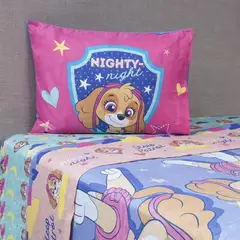 MASHINI - Sábana Microfibra Paw Patrol Niña Skye 1,5 Plazas
