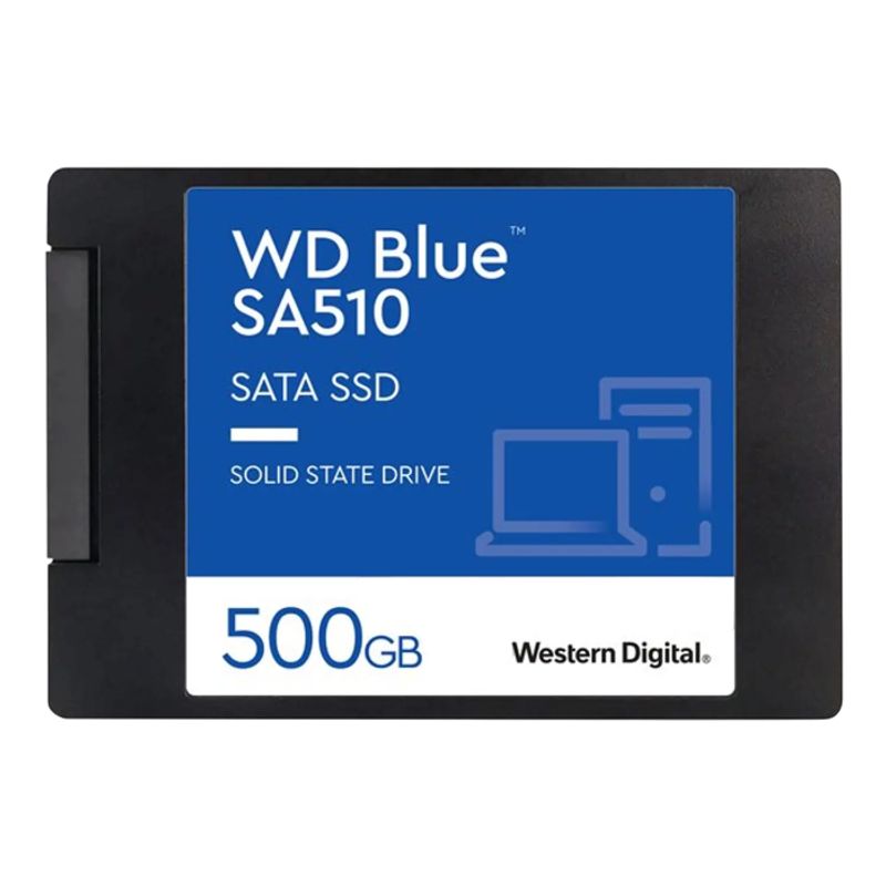 WESTERN DIGITAL - WD Blue SA510 SSD 500GB 2.5" SATA 3 Lectura 555MB/s Escritura 440MB/s