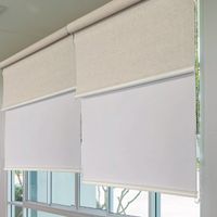 Cortina Roller Doble B.Out+Tela Lino 150X230