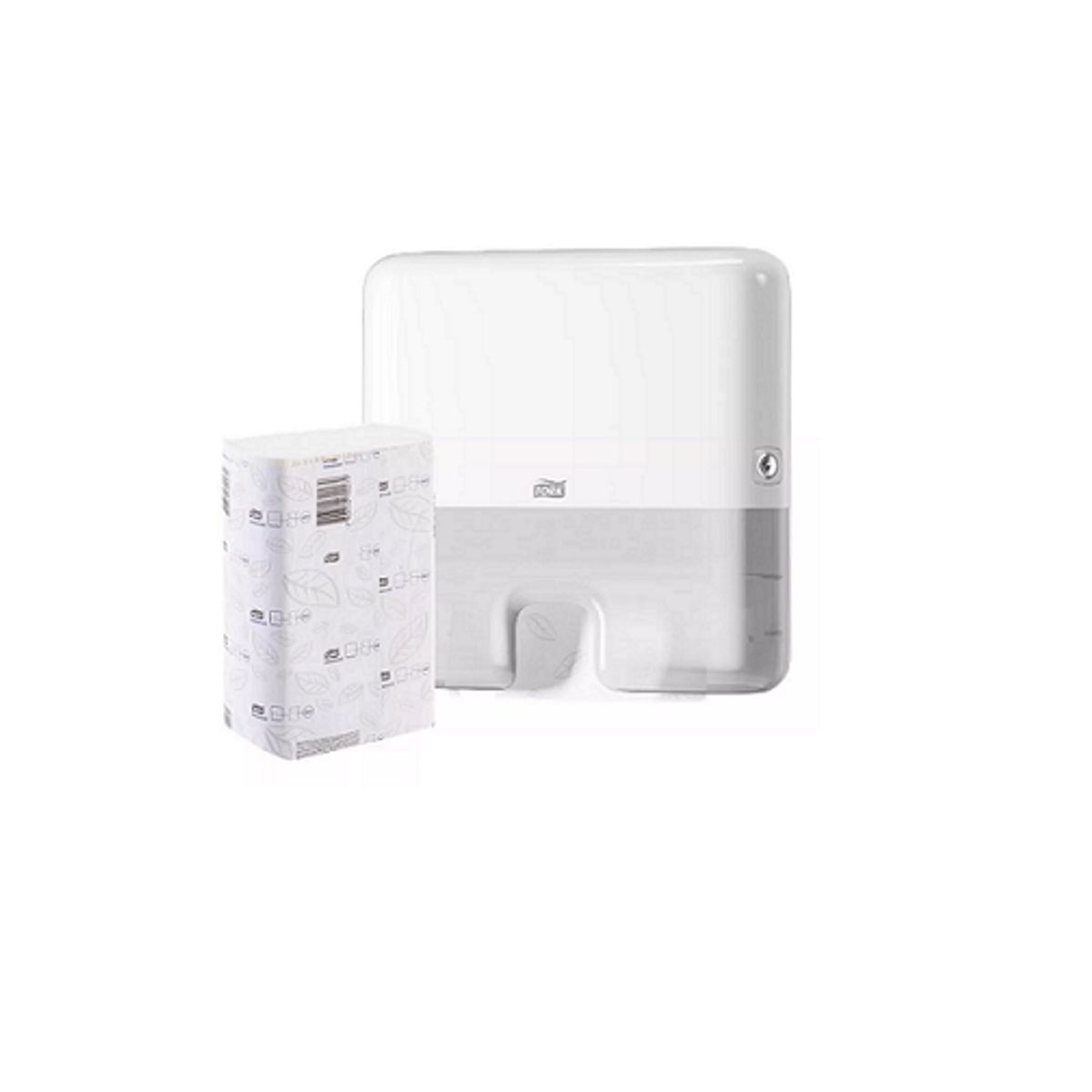 GENERICO - Dispensador de Toallas Interfoliadas Tork Xpress® con Carga Gratis Blanco