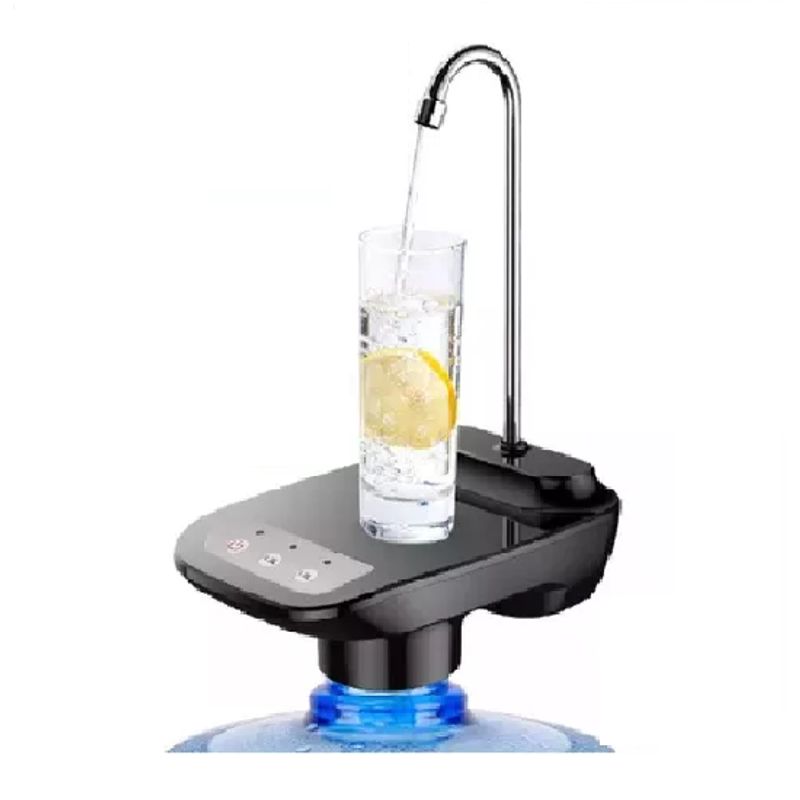 GENERICO - Dispensador de agua eléctrico bomba recargable negro 5v