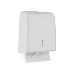 GENERICO - Dispensador para Toalla Interfoliada Corto Blanco Clásico