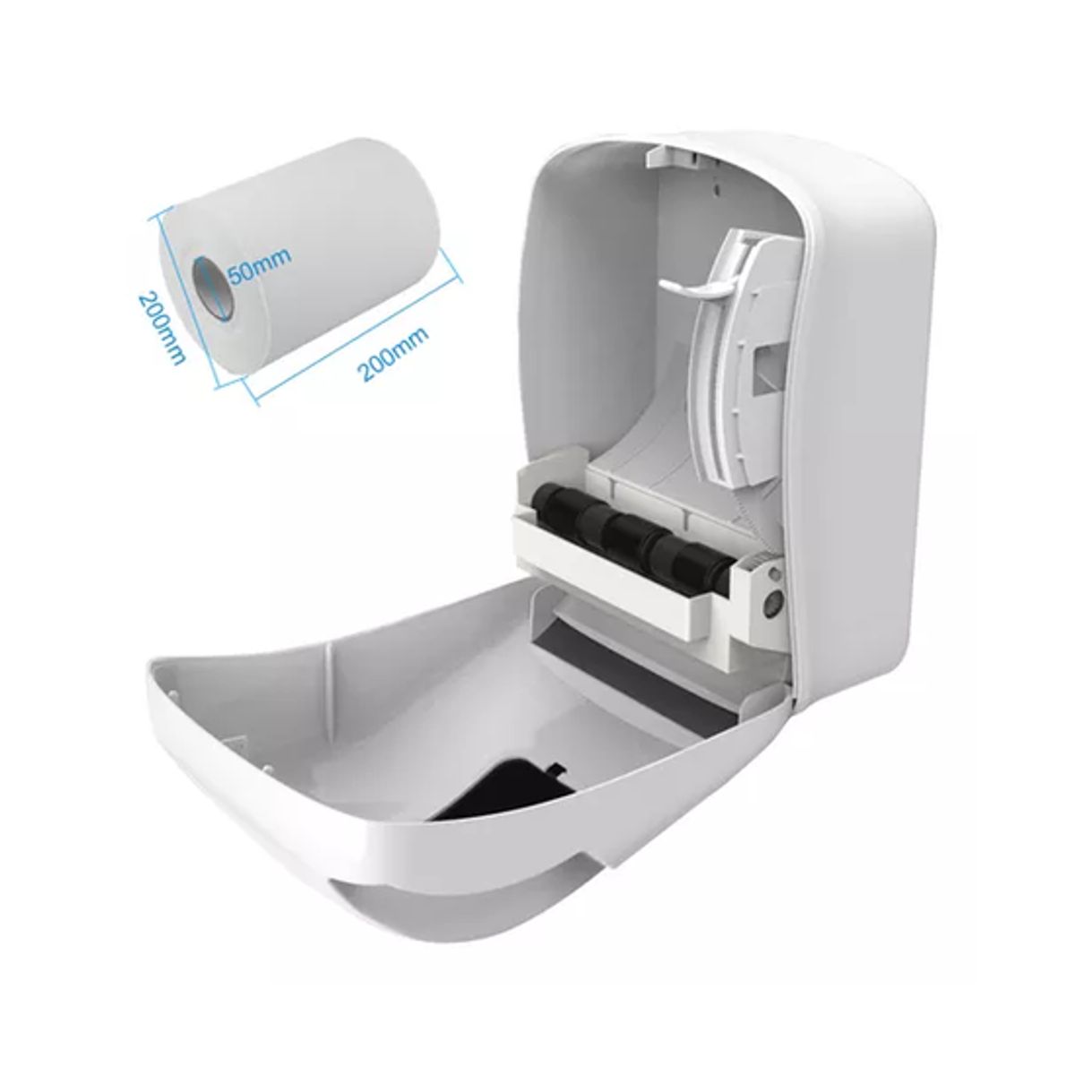 GENERICO - Dispensador de Papel Toalla con Palanca Blanco