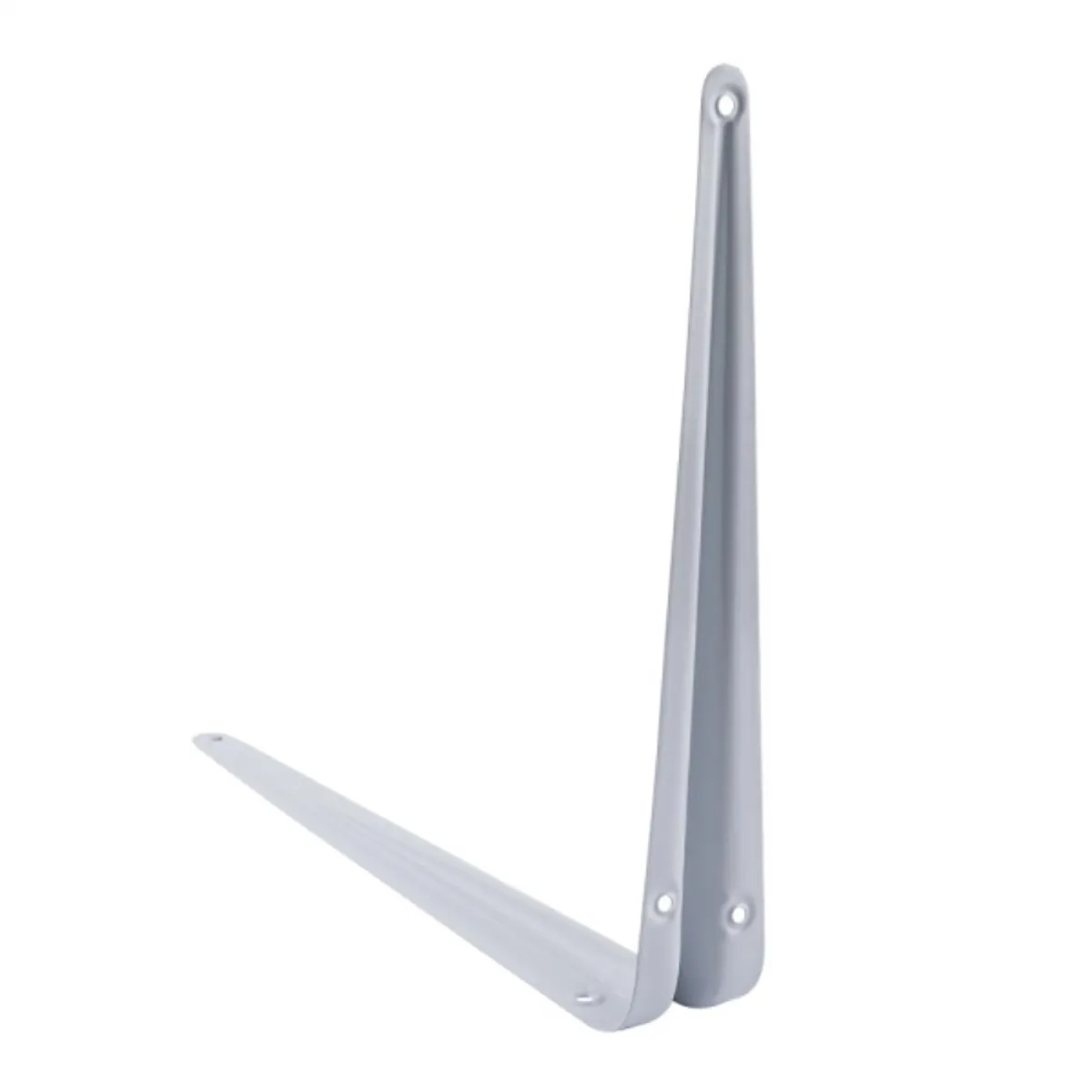 DUCASSE INDUSTRIAL - Escuadra con nervio blanca 12x14" (30x35cm)