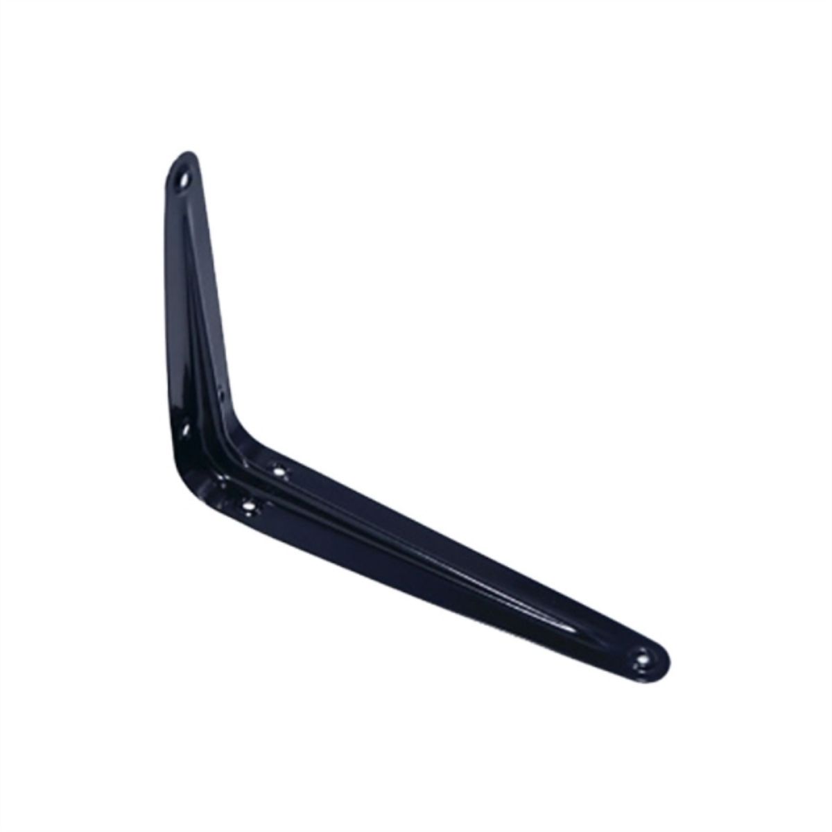 DUCASSE INDUSTRIAL - Escuadra con nervio negra 10x12" (25x30cm)