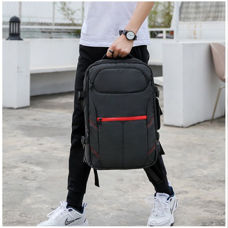 GENERICO - Mochila Multifuncional Laptop impermeable con puerto USB 39 Litros