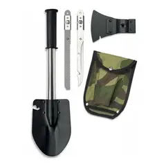 GENERICO - Pala multiuso Portátil Plegable Camping Outdoor