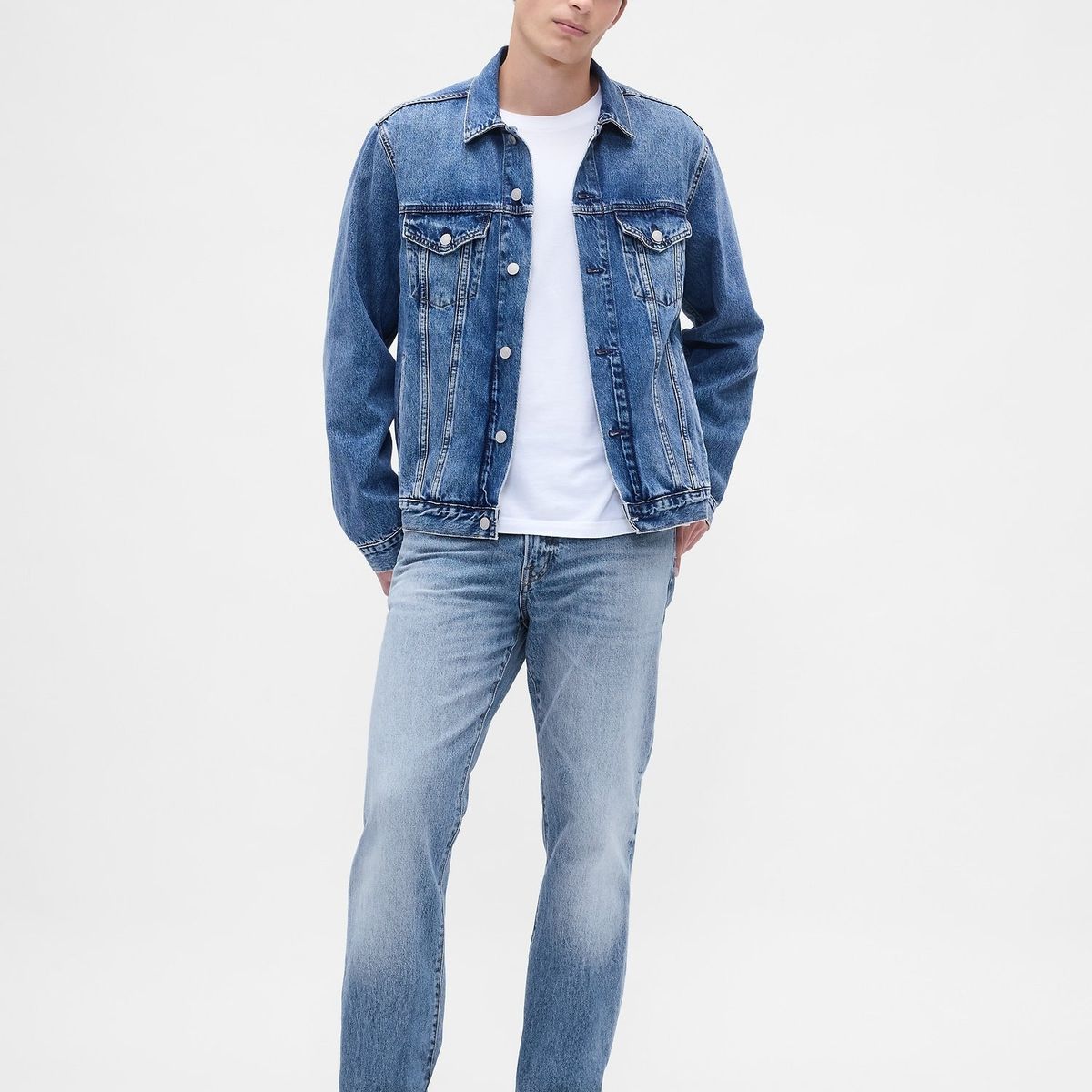 GAP - Jeans Hombre Straight Relaxed Azul Gap