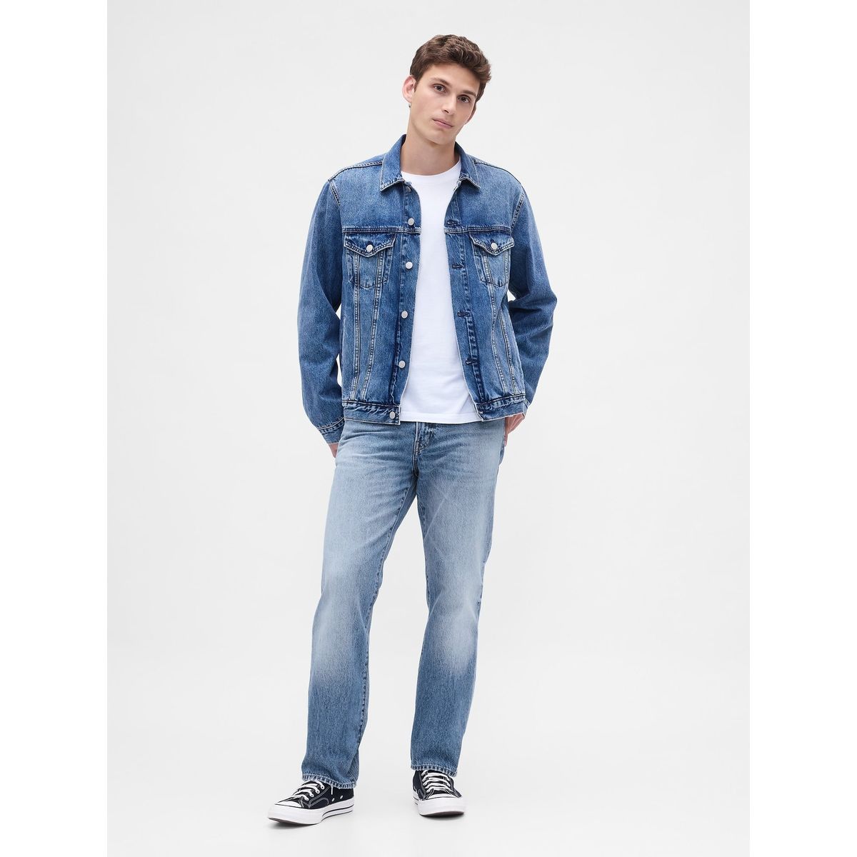 GAP - Jeans Hombre Straight Relaxed Azul Gap