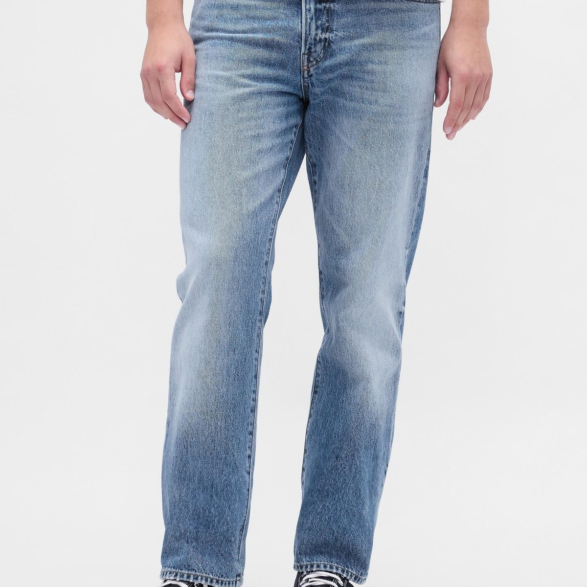 GAP - Jeans Hombre Straight Relaxed Azul Gap