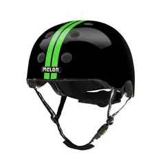 MELON - Casco Ciclismo Urbano Straight Green Black XL-XXL
