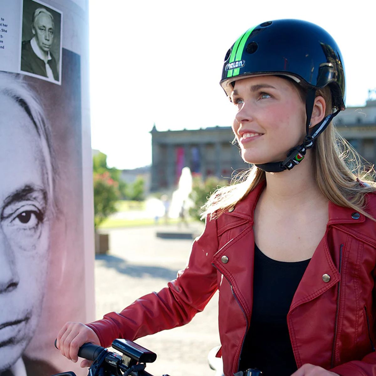 MELON - Casco Ciclismo Urbano Melon Straight Green Black XL-XXL