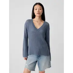 GAP - Chaleco Mujer Tejido Negro