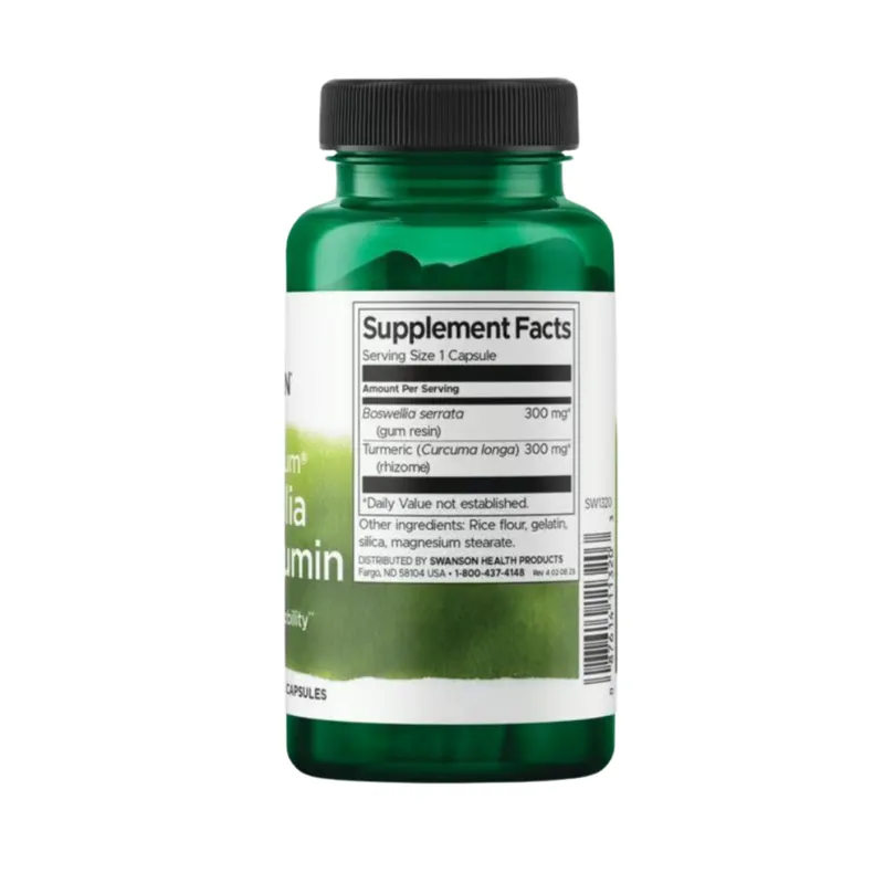 SWANSON - Swanson Full Spectrum Boswellia and Curcumin 300mg 60 Caps