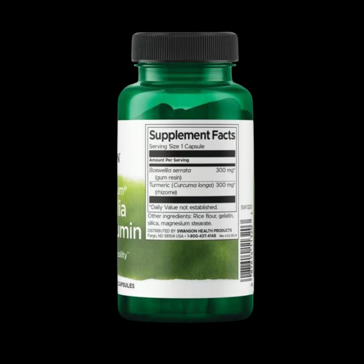 SWANSON - Boswellia and Curcumin Swanson 300 mg 60 Capsulas