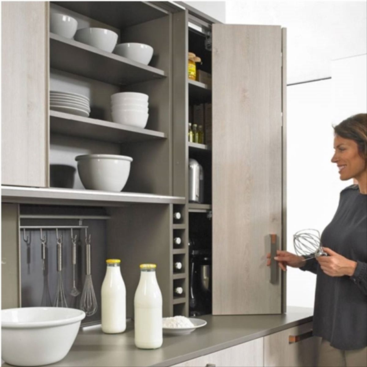 HETTICH - Wingline l set 25 kg izq bis. sin muelle