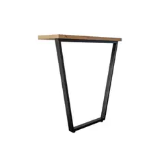 KUTZ - Pata mesa trapecio fina 700x710mm, 2 unidades