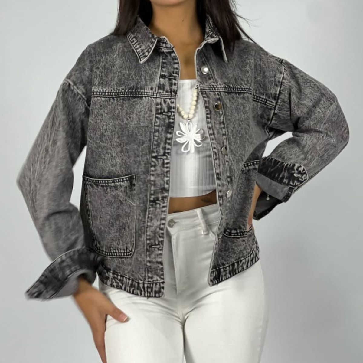 ARRAKASTA - Chaqueta de mezclilla