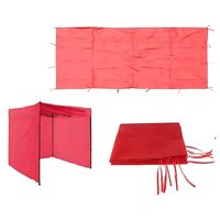 Lateral o Cierre MULTIUSO 3x3 ROJO