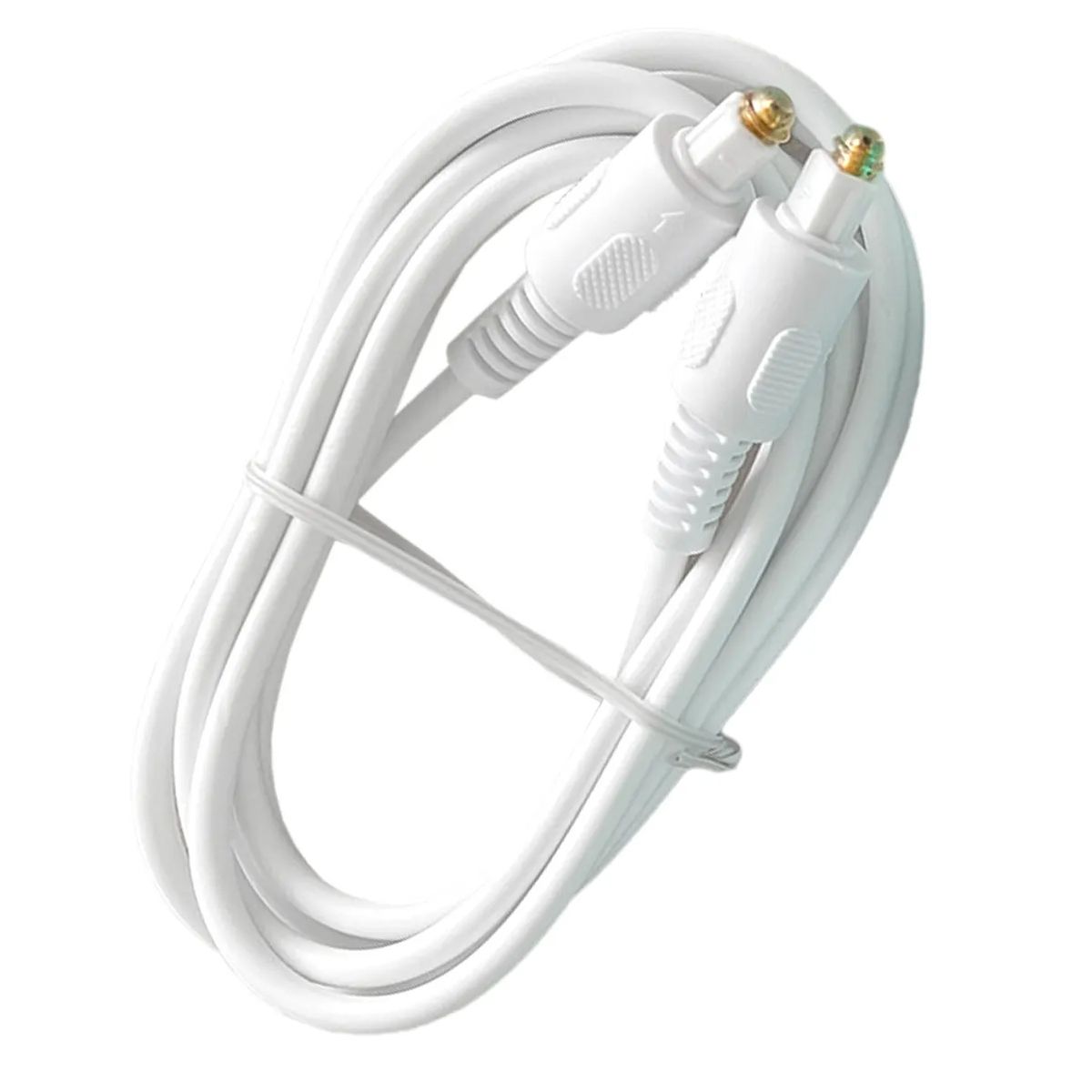 FIDDLER - CABLE TOSLINK 1,8 MTS. AUDIO DIGITAL ÓPTICO, BLANCO