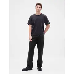 GAP - Jeans Hombre Straight Relaxed Negro