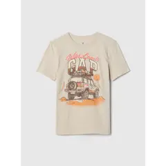 GAP - Polera Niño Wild Lands Manga Corta Morado