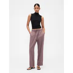 GAP - Pantalón Mujer Easy Twill Café