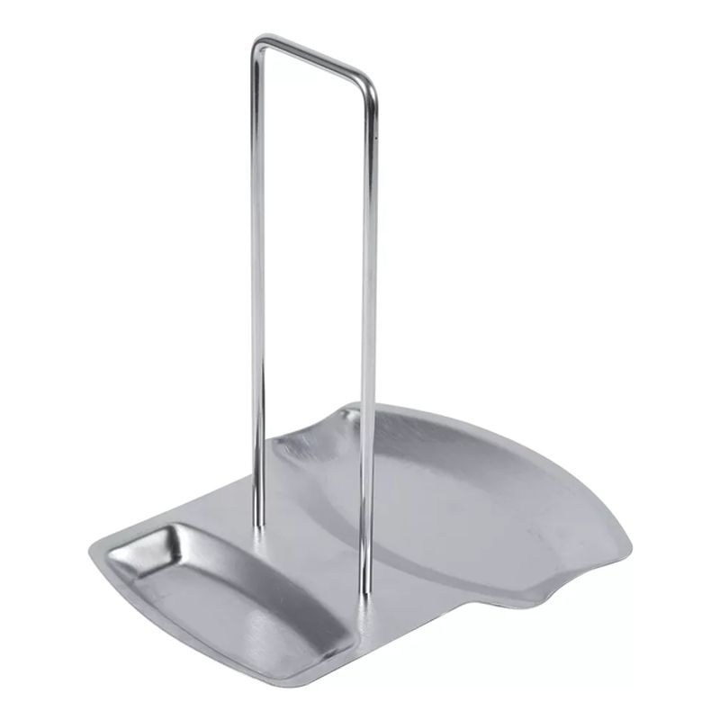 GENERICO - Estante con tapa para ollas 1 pieza soporte para cucharas gris