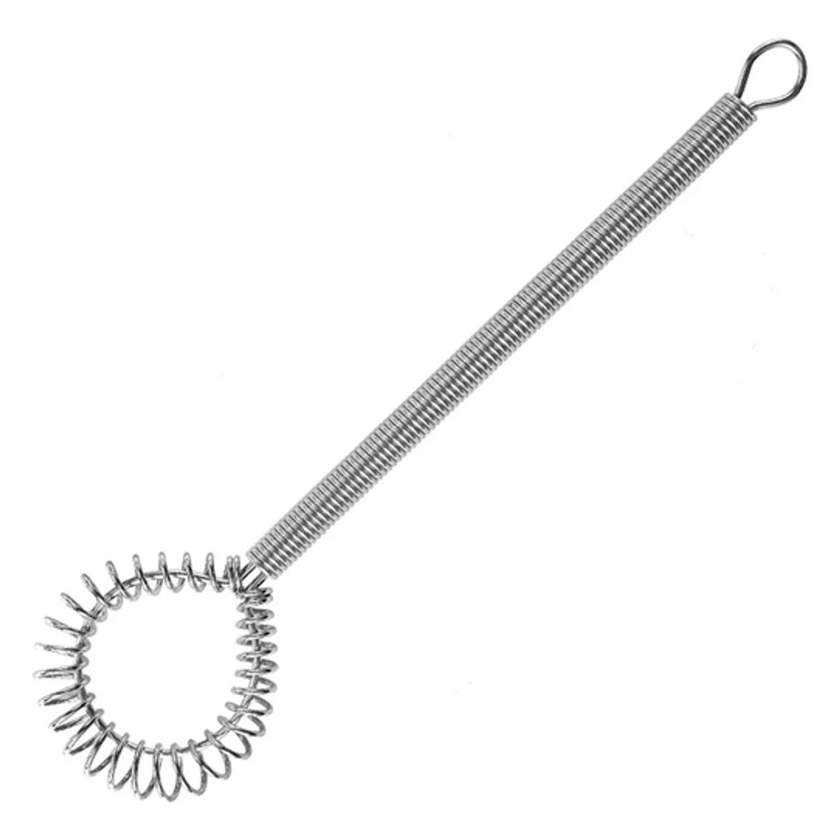 GENERICO - Batidor de resorte manual mágico de acero rojo para mezcla