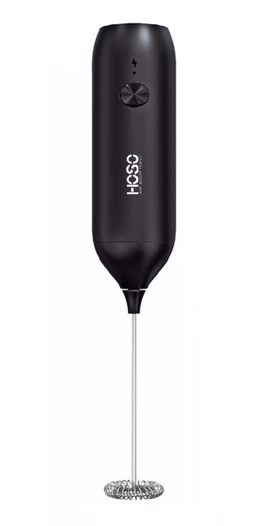 GENERICO Mini batidor revolvedor de café espumadero leche recargable negro