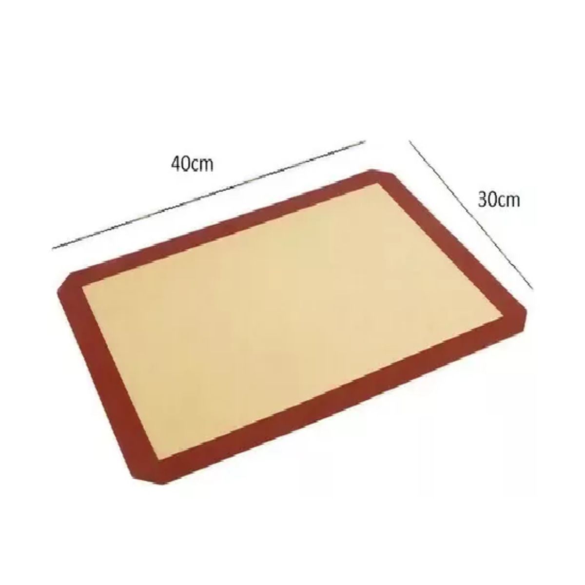 GENERICO - Tapete de silicona lámina antiadherente horno 30x40cm repostería